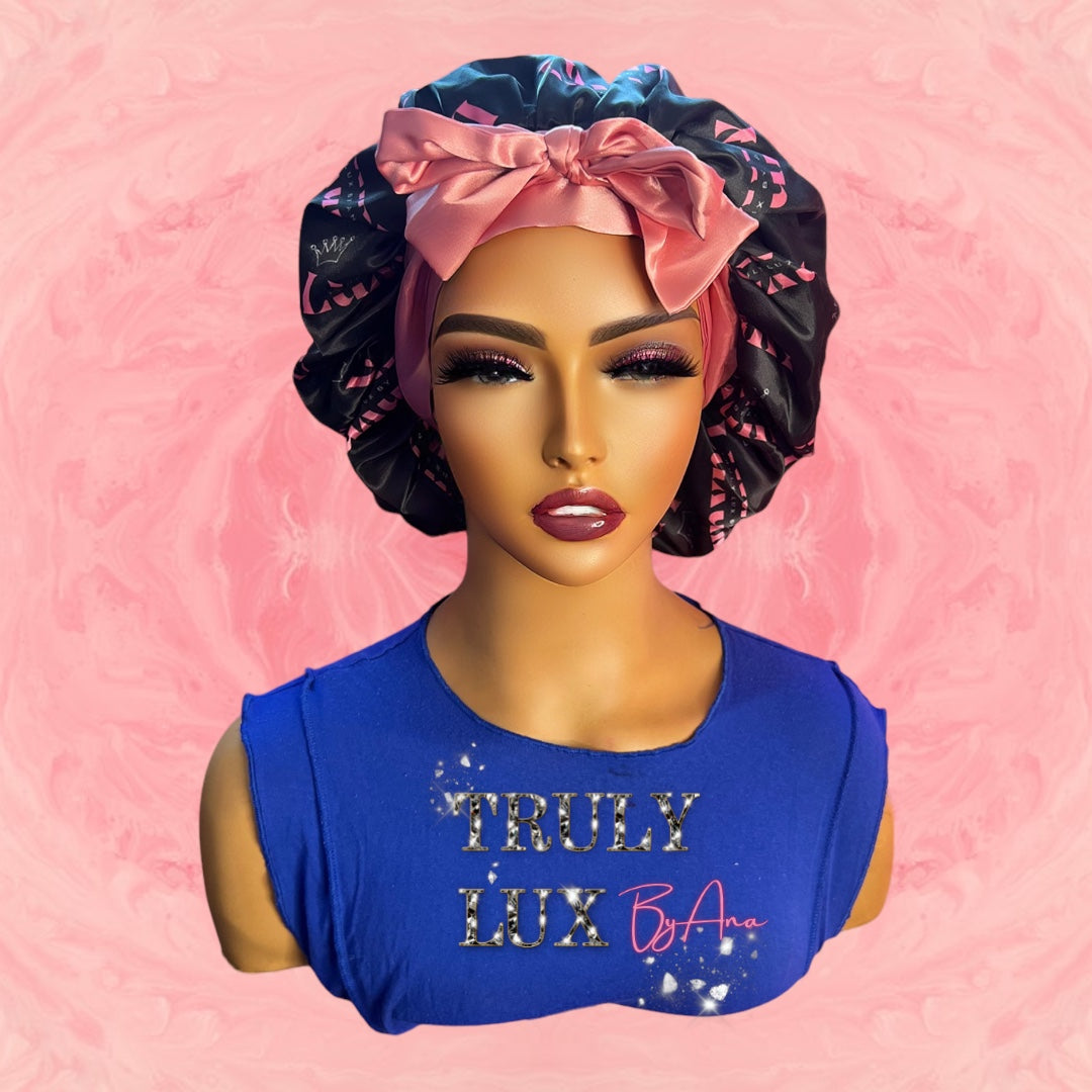 Pink Reversible Bonnet