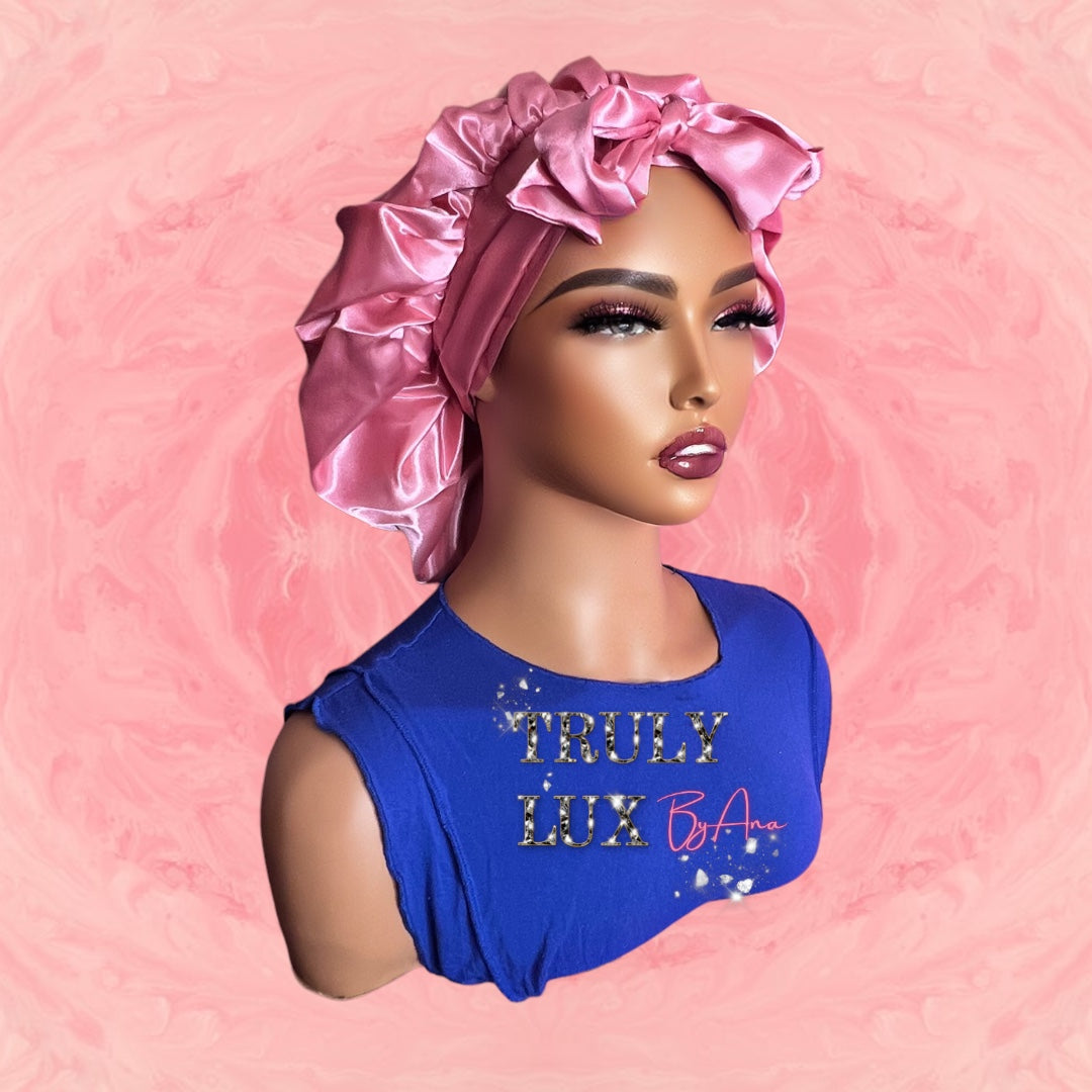 Pink Reversible Bonnet