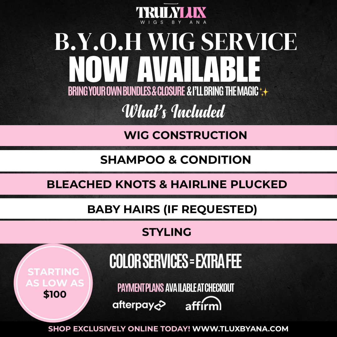 Bring Your Hair Wig Construction