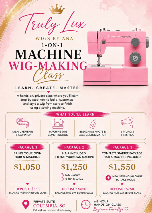 1-On-1 Wig Making Class