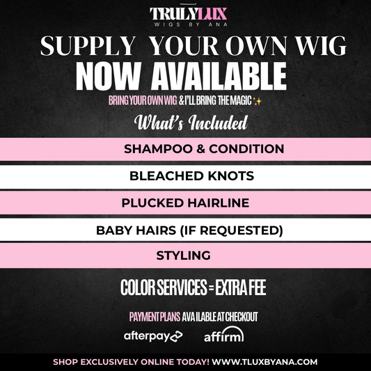 Supply Your Own Wig